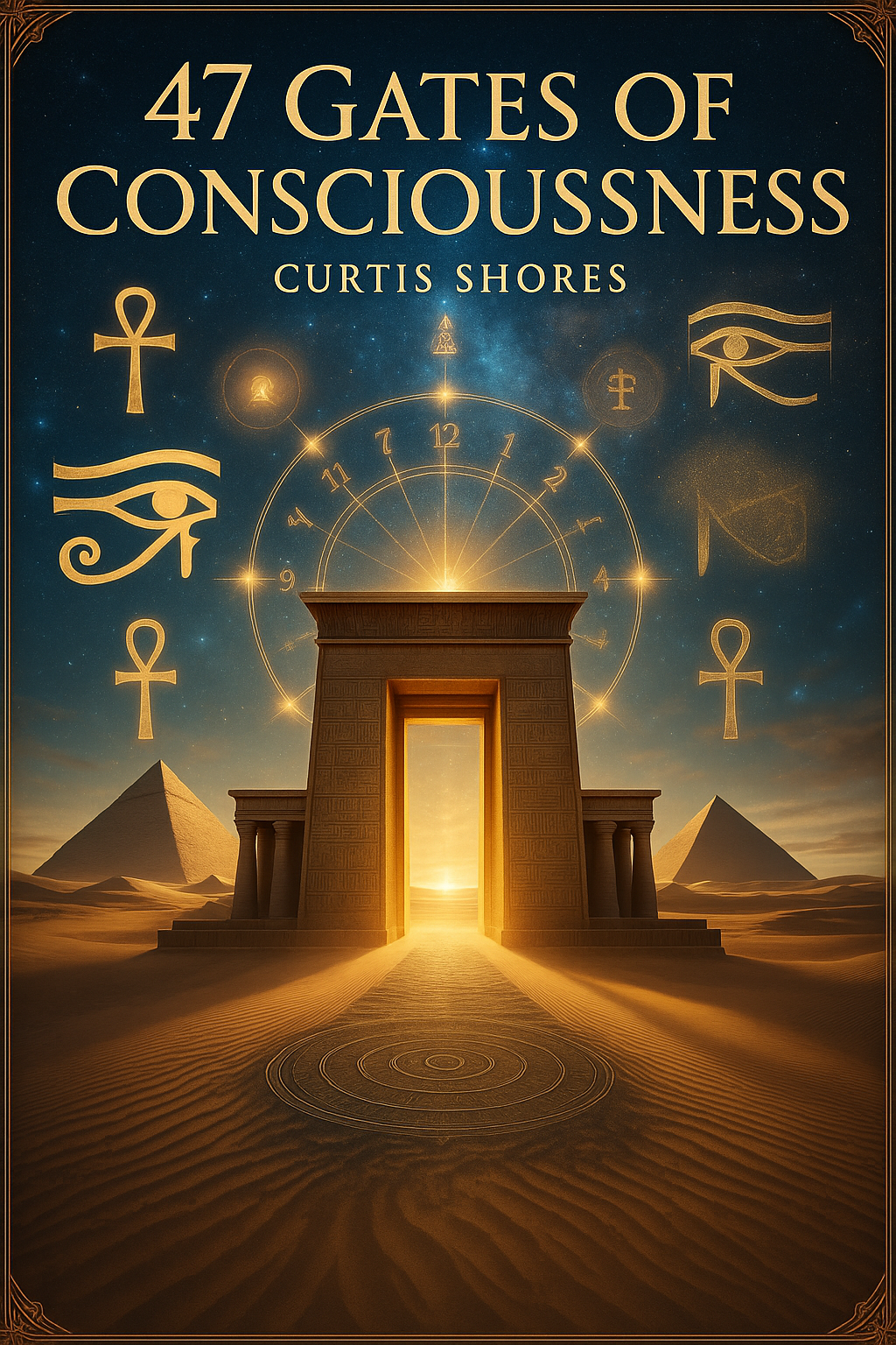 47 Gates of Consciousness by Buddha KA (Curtis Shores), a transformational guide inspired by ancient Kemet exploring consciousness, self-mastery, universal law, and spiritual development.